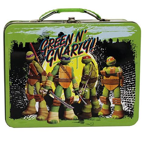 Teenage Mutant Ninja Turtles Metal Lunch Box for sale 